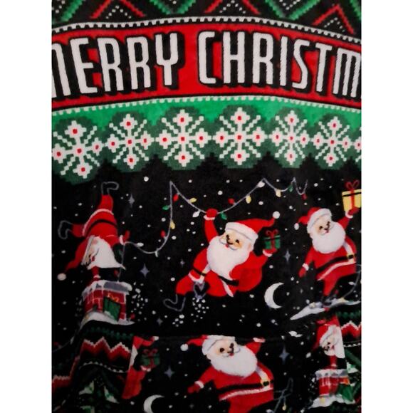 No Boundaries Womens Size Medium (8-10) Christmas Hooded Fleece - Picture 2 of 5